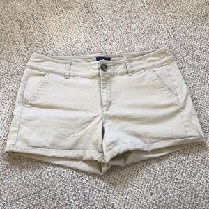 Tan Midi AE Shorts